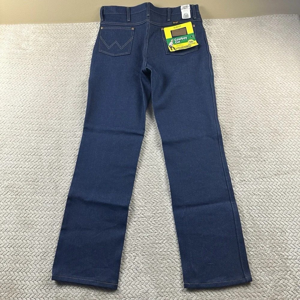 Wrangler 936 Cowboy Cut Rigid Men's‎ 36x34 Slim Fit Jeans Work Wear western